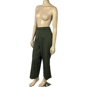 NWT ba&sh Estin cropped khaki trousers